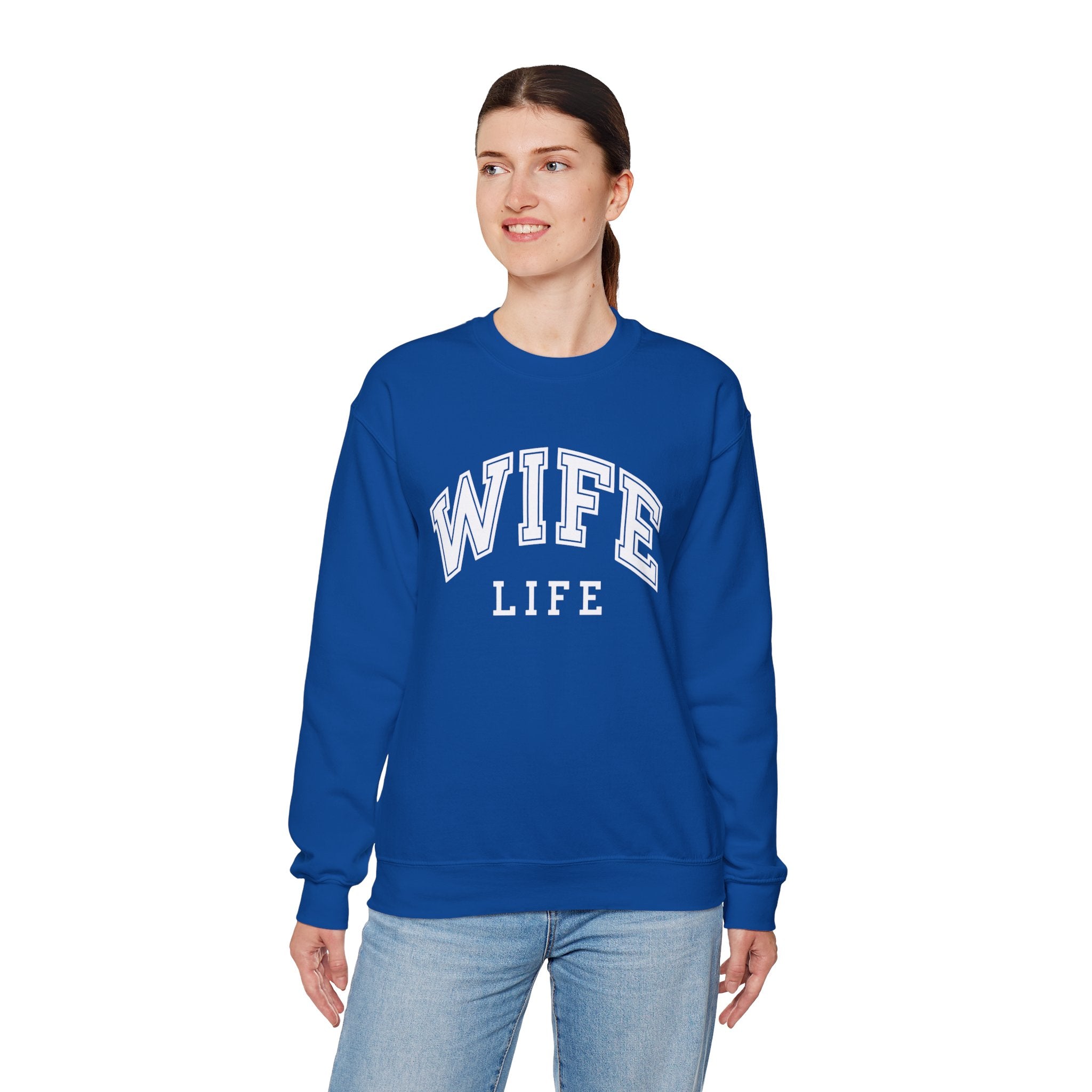 Wife Life Sweatshirt Trendy Apparel