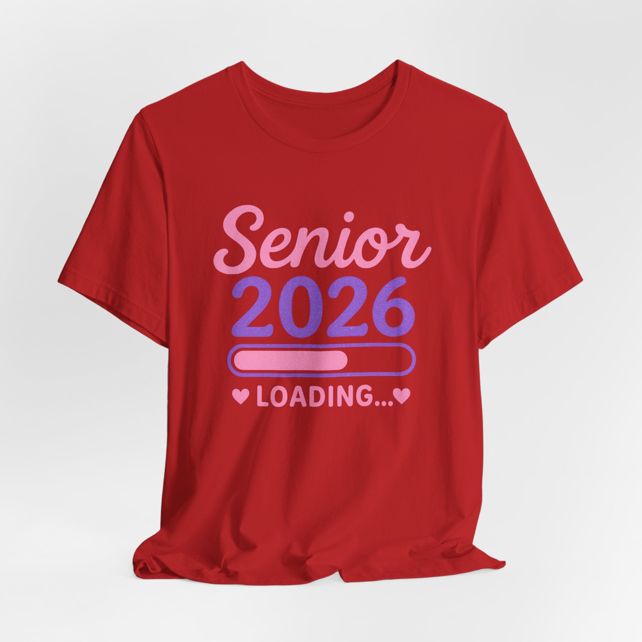Senior 2026 Loading T-Shirt — Cute Pastel Graduation Tee