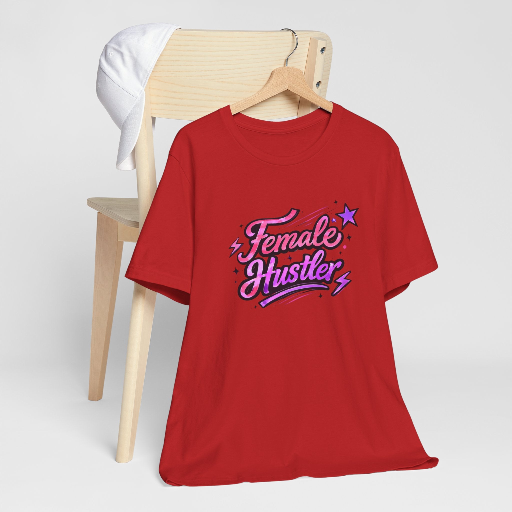 Female Hustler Tee — Empowering Women's Motivational Graphic T-Shirt