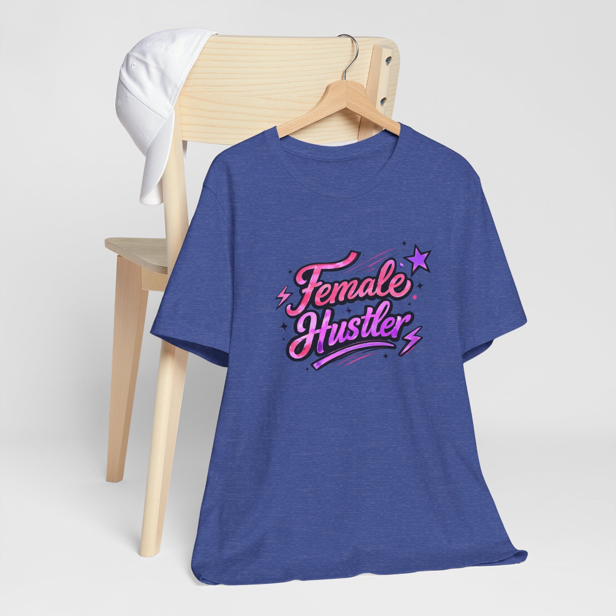 Female Hustler Tee — Empowering Women's Motivational Graphic T-Shirt