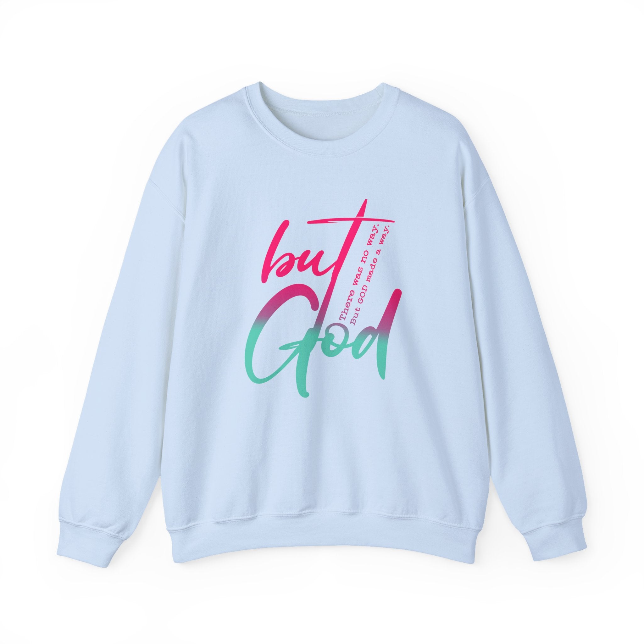 Religious Sweatshirt, Christian Top, Inspirational Jumper, Spiritual Clothing, Bible Verse Apparel, Faith Crewneck, Religious Gift Idea, but