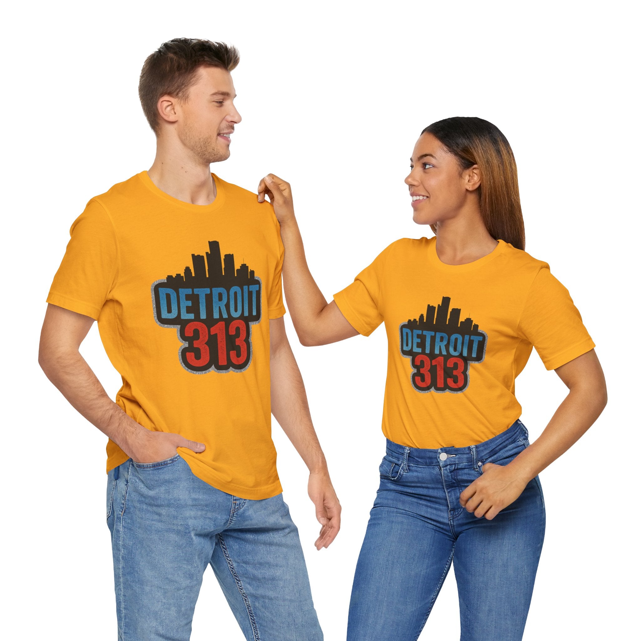Detroit Skyline 313 Unisex Tee