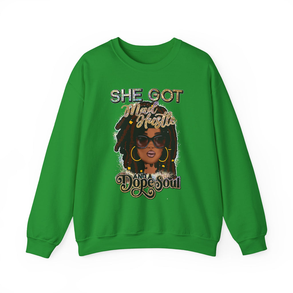 She Got Mad Hustle and a Dope Soul Sweatshirt