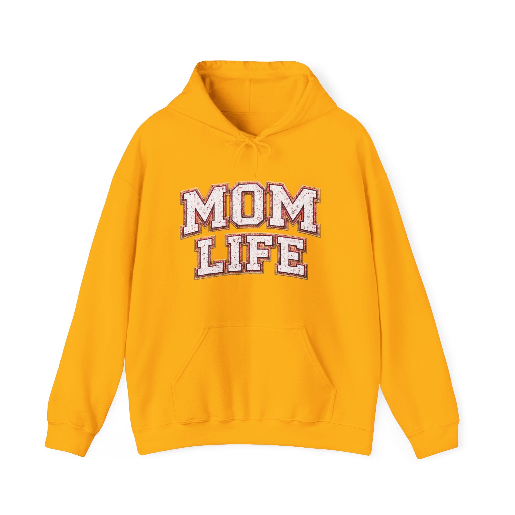 Mom Life Pullover Hoodie — 'Mom Life' Graphic Hoodie for Moms