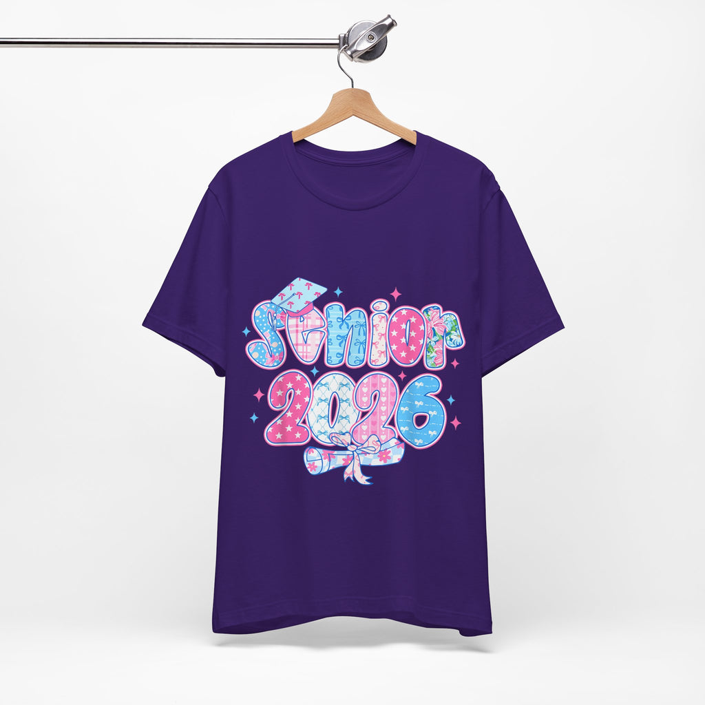 Senior 2026 Celebration Tee - Unisex Jersey Short Sleeve Shirt