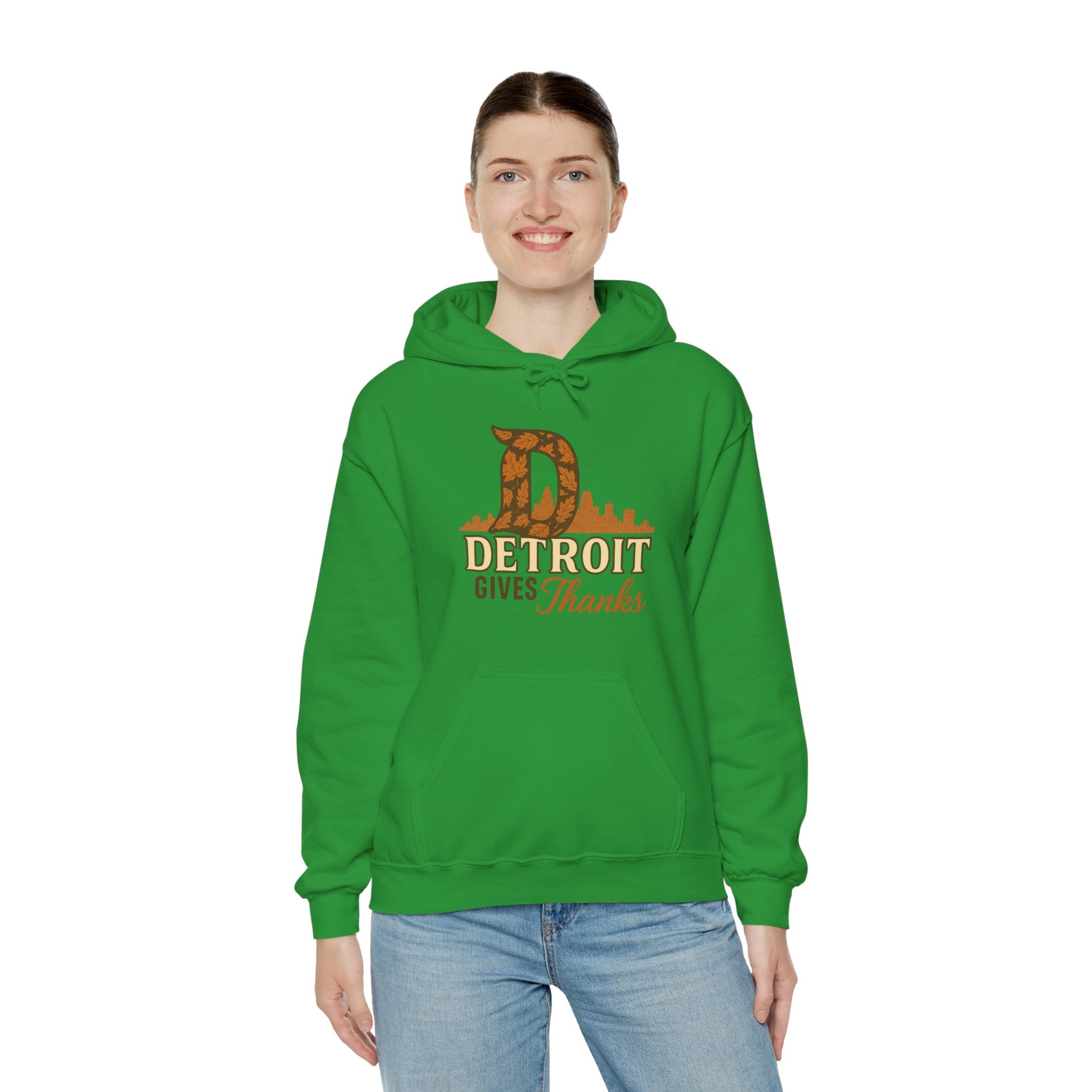 Detroit Gives Thanks Hoodie, Fall Fashion