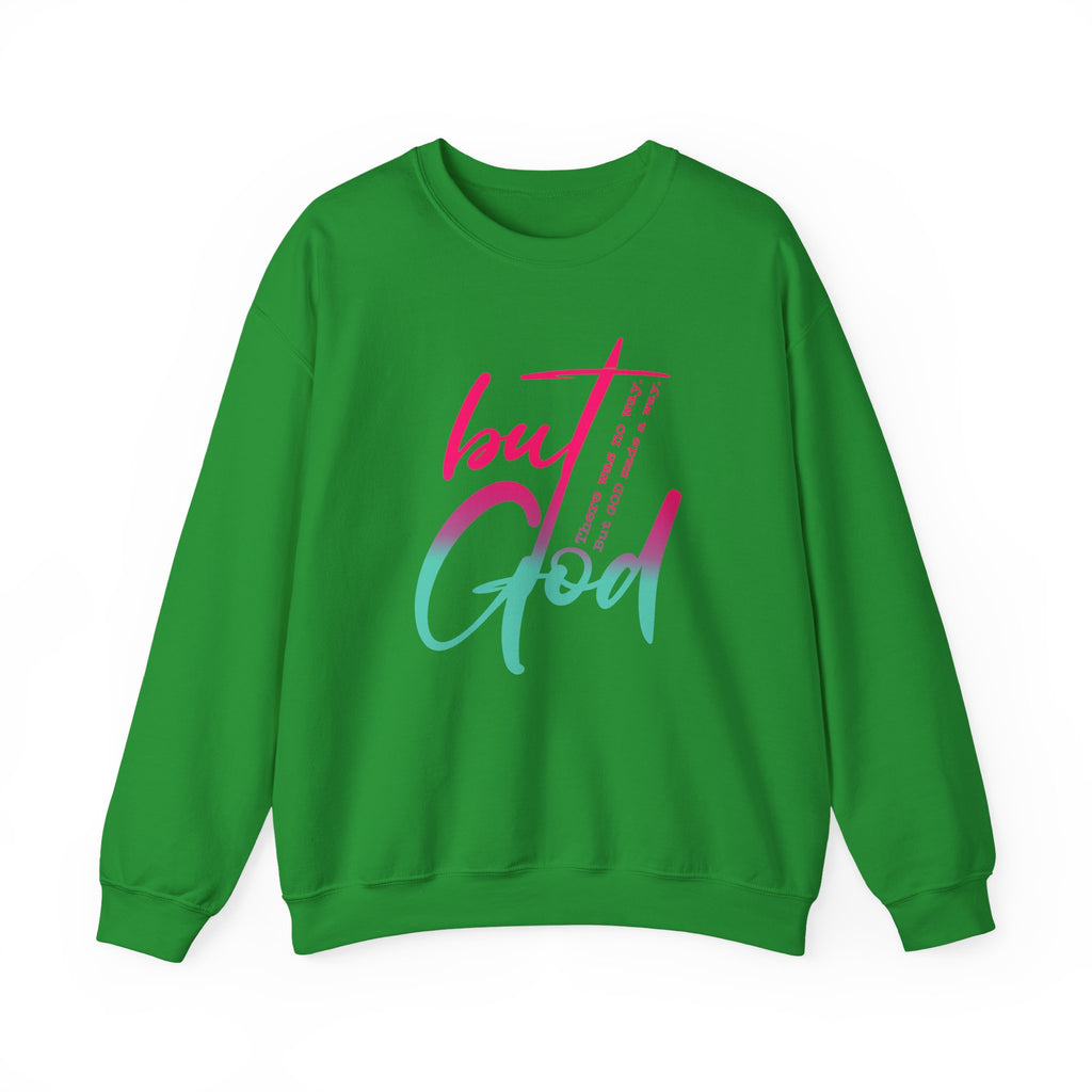 Religious Sweatshirt, Christian Top, Inspirational Jumper, Spiritual Clothing, Bible Verse Apparel, Faith Crewneck, Religious Gift Idea, but