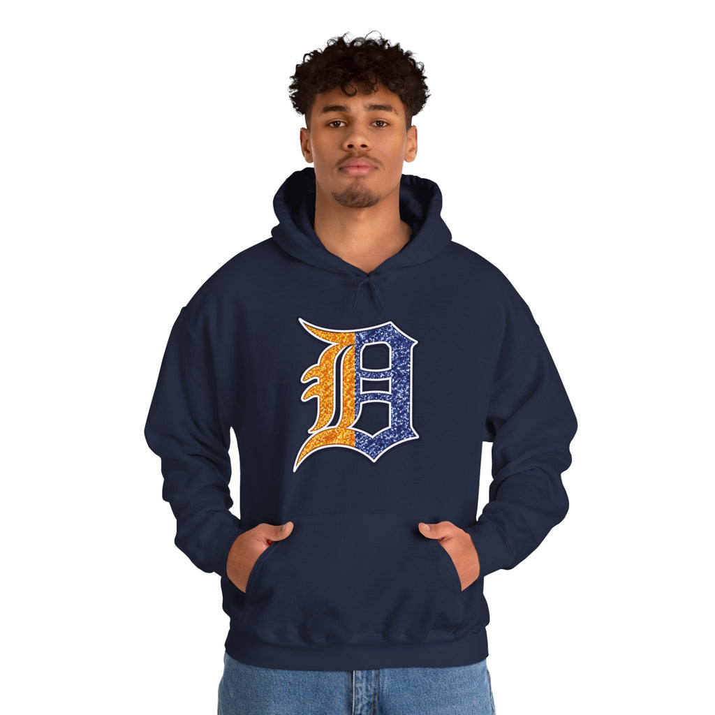 Detroit D Vintage Letter Pullover