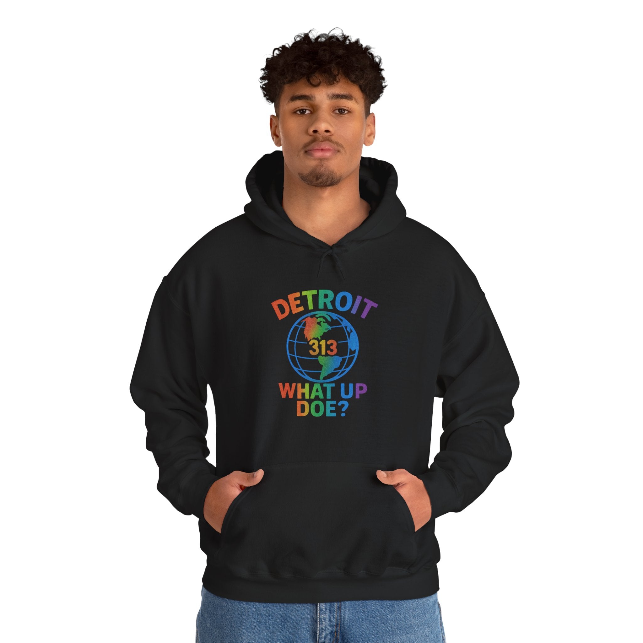 Colorful Detroit 313 Hoodie