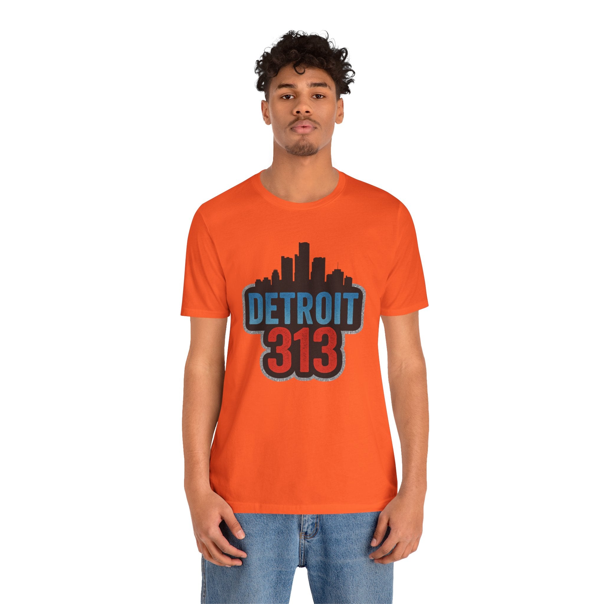 Detroit Skyline 313 Unisex Tee