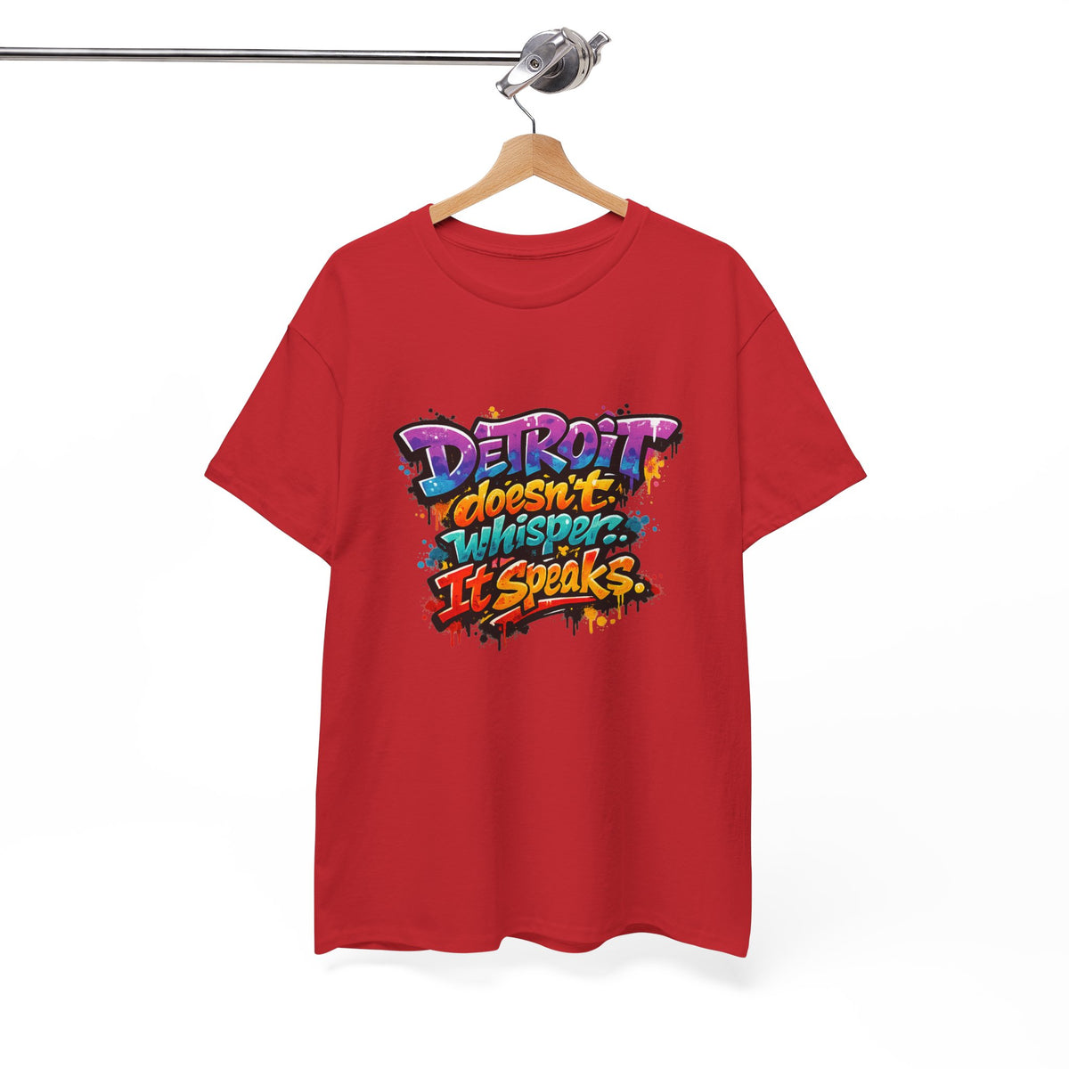 Detroit Doesn't Whisper It Speaks | Detroit Statement Tee