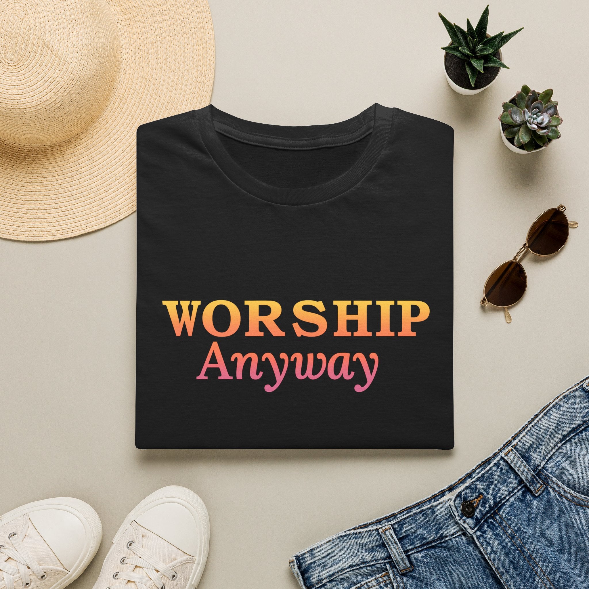 Worship Anyway Faith T-Shirt | Christian Worship Apparel