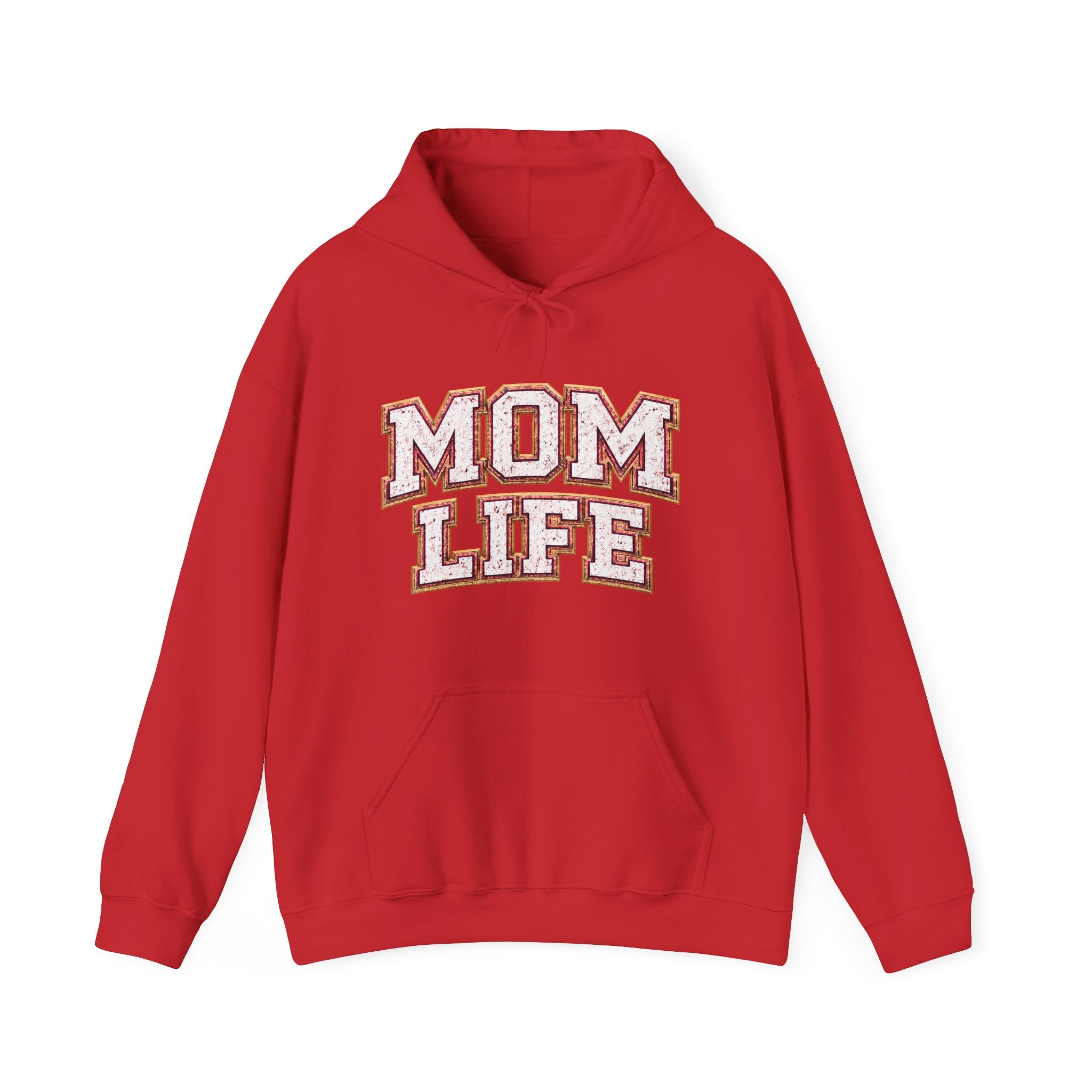 Mom Life Pullover Hoodie — 'Mom Life' Graphic Hoodie for Moms