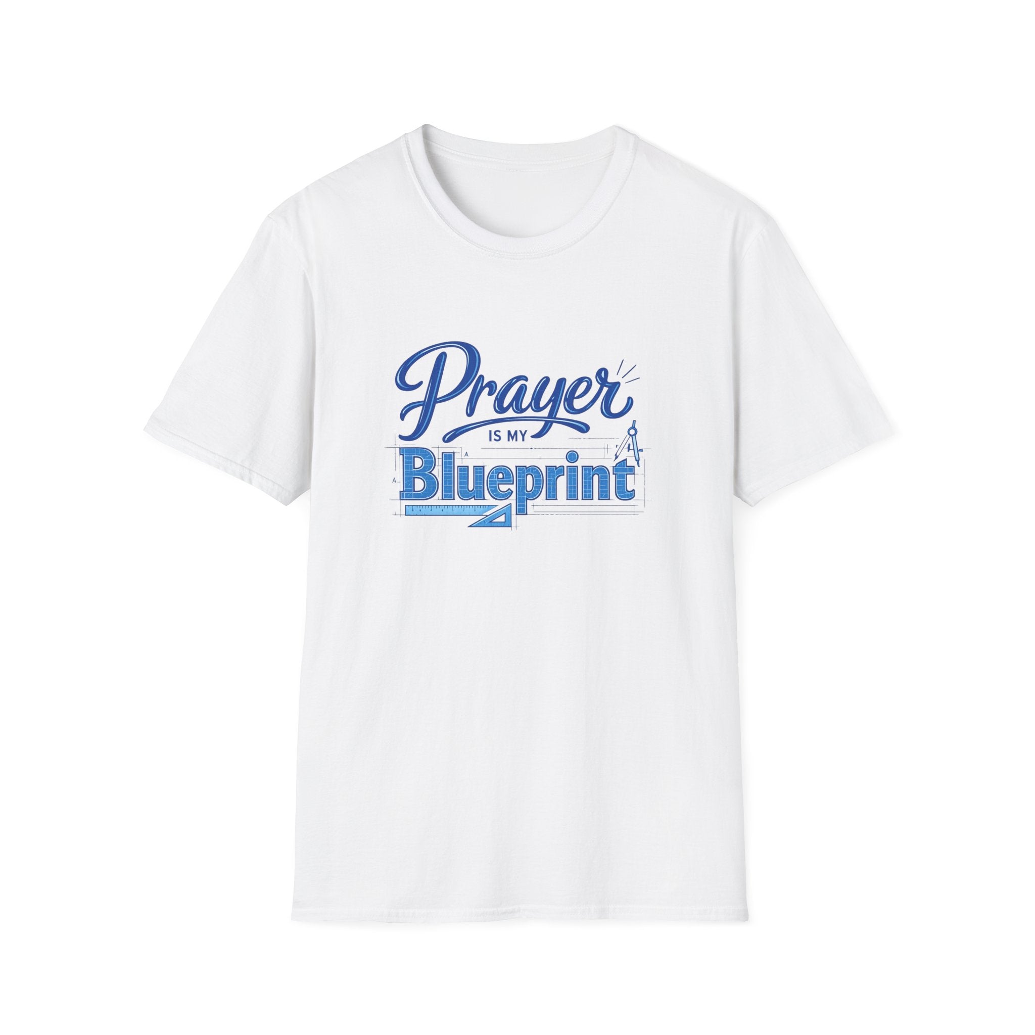 Prayer Is My Blueprint T-Shirt — Faith-Inspired Graphic Tee