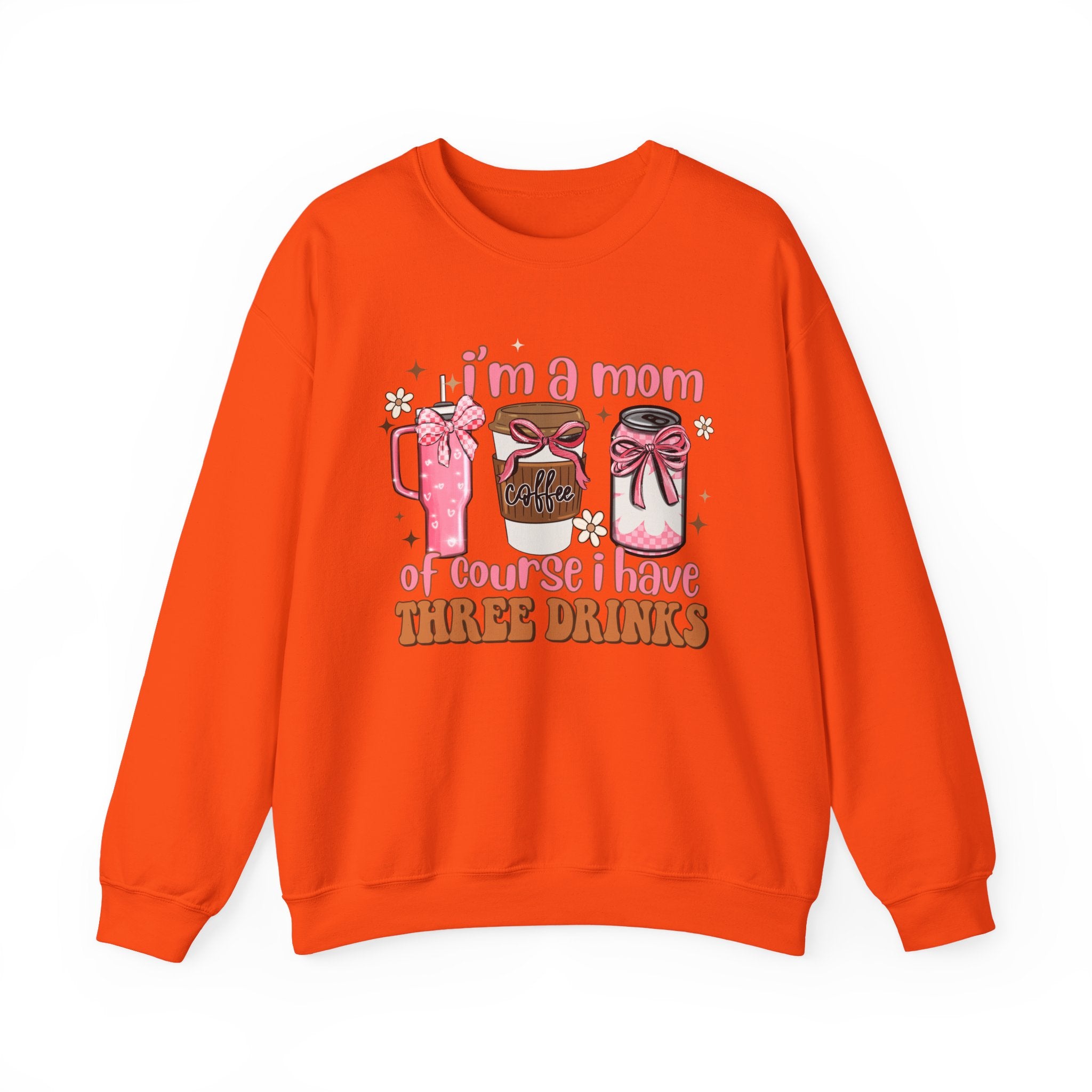 Funny Mom Sweatshirt, Cozy Gift for Coffee Lovers