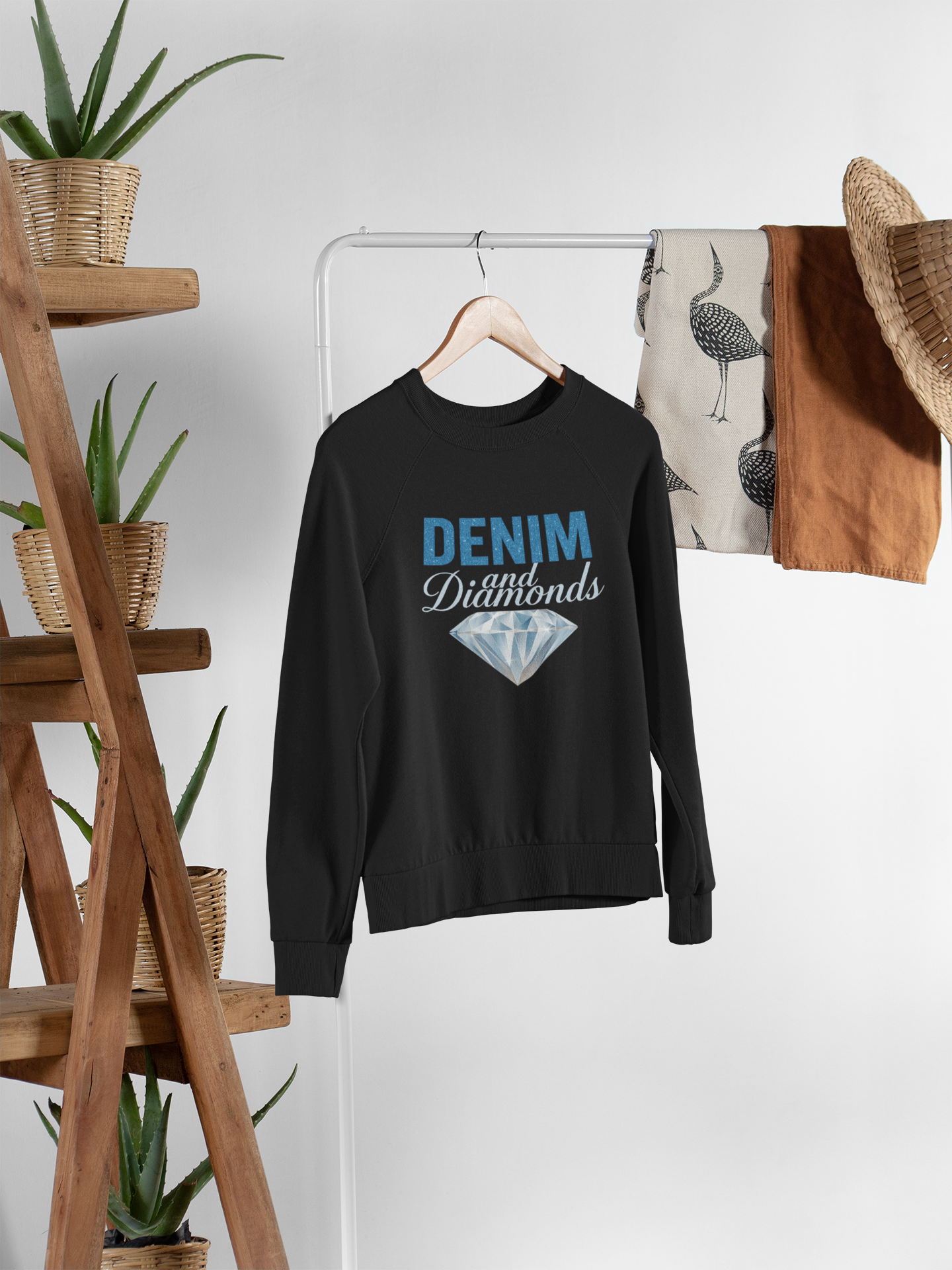 Denim and Diamonds Sweatshirt