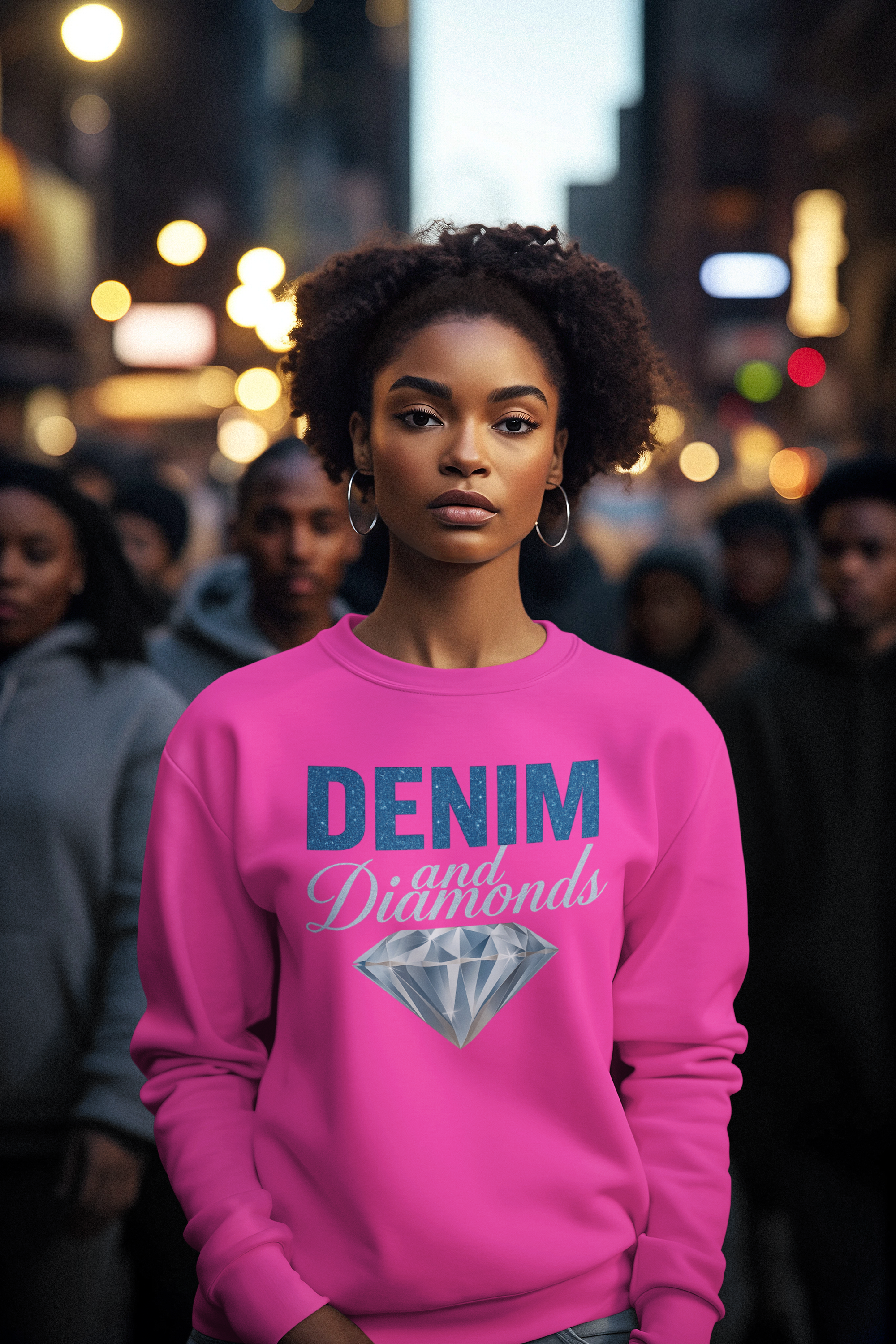 Denim and Diamonds Sweatshirt