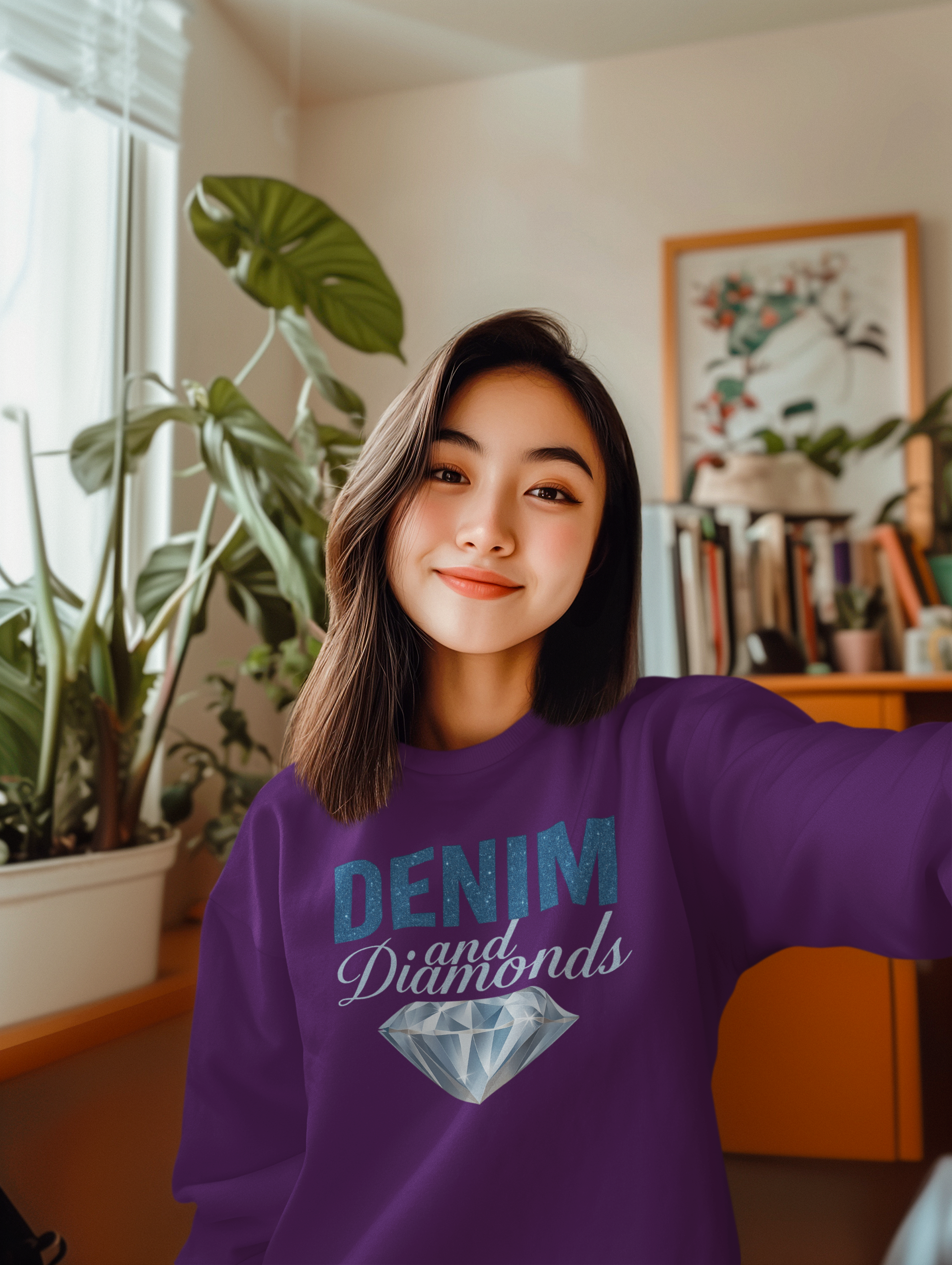 Denim and Diamonds Sweatshirt