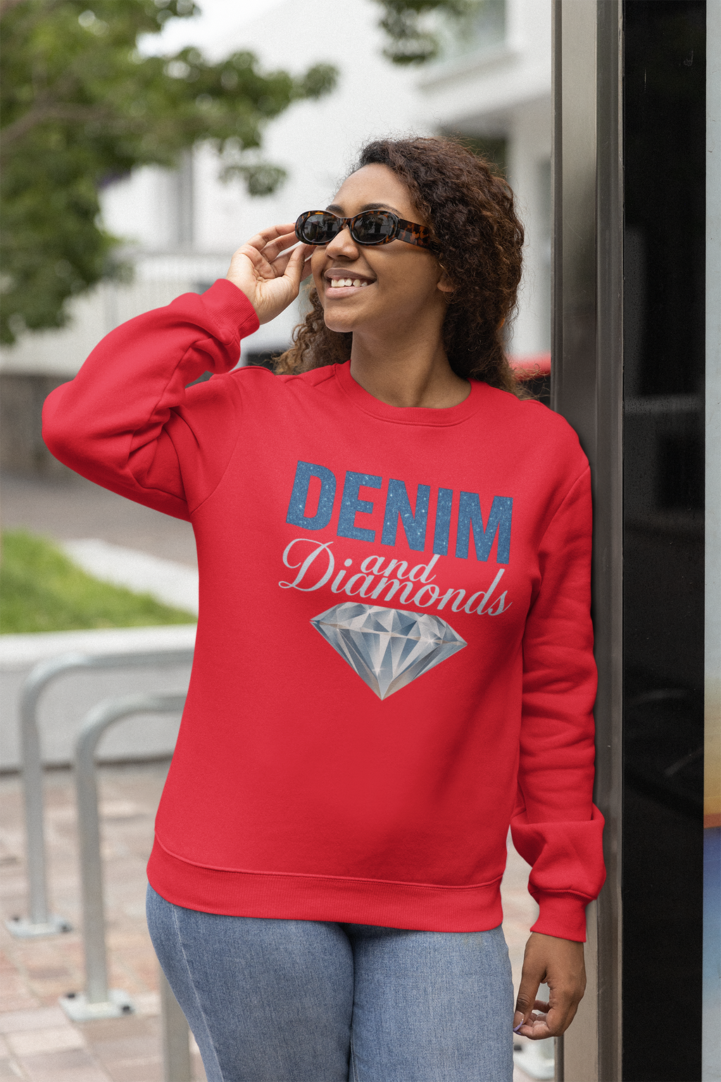 Denim and Diamonds Sweatshirt