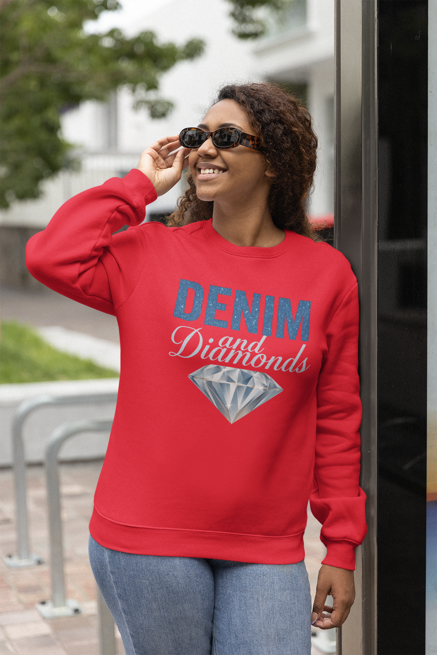 Denim and Diamonds Sweatshirt