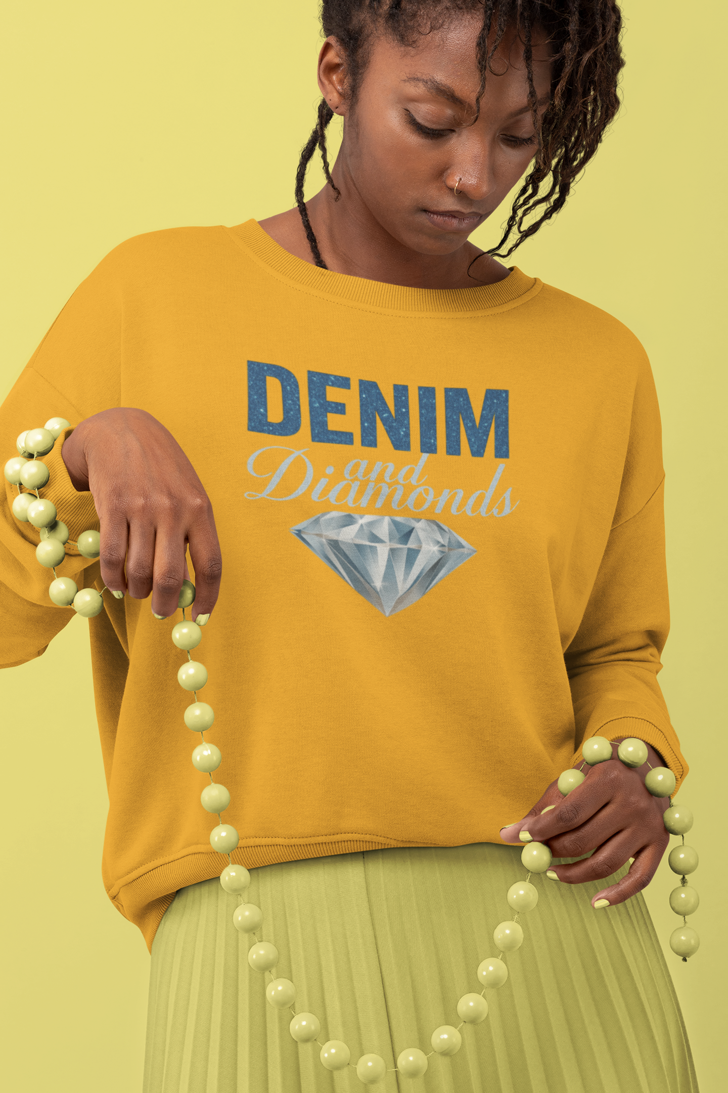 Denim and Diamonds Sweatshirt