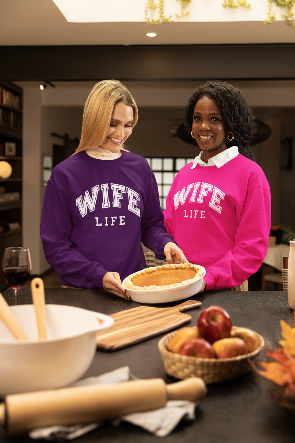 Wife Life Sweatshirt Trendy Apparel