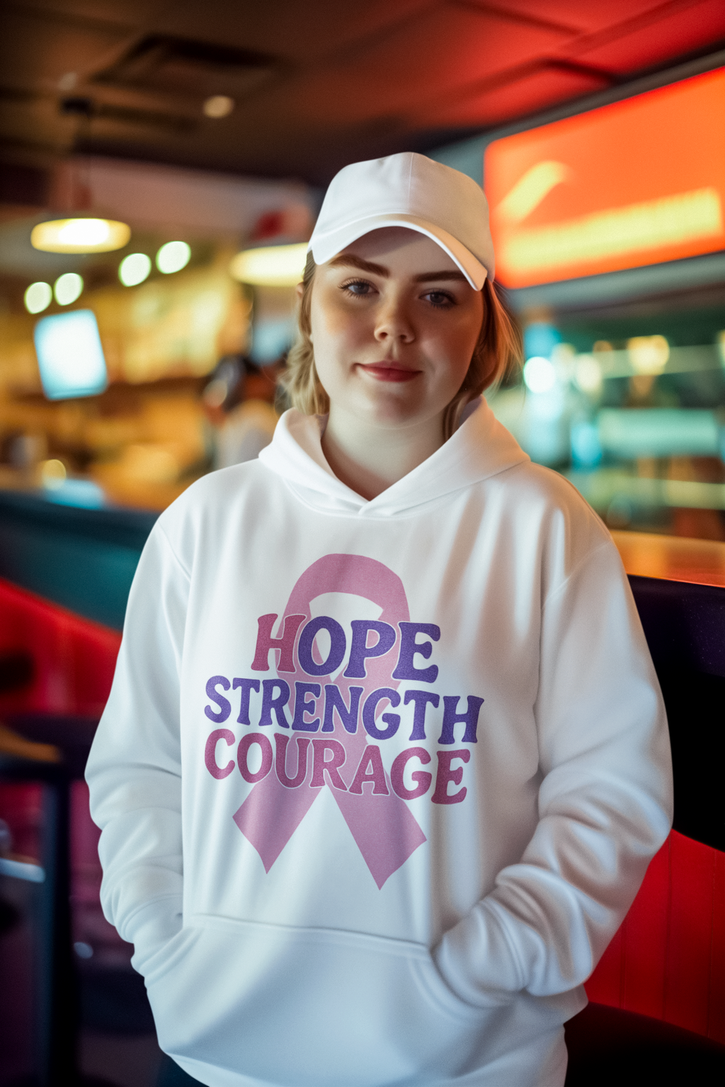 Hope Strength Courage Hoodie