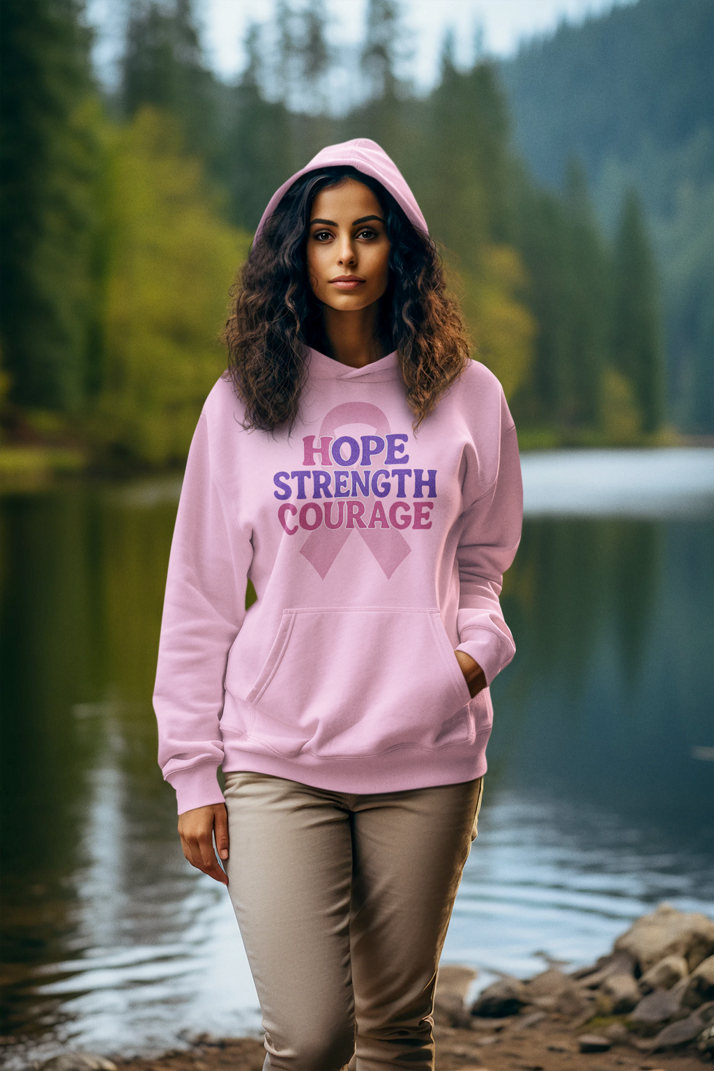 Hope Strength Courage Hoodie