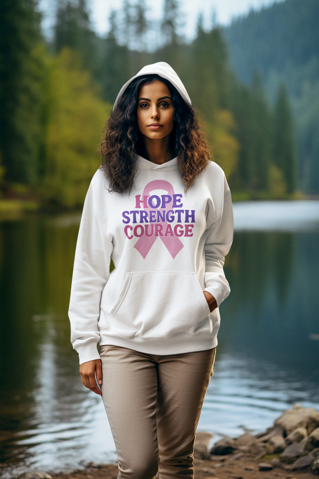 Hope Strength Courage Hoodie