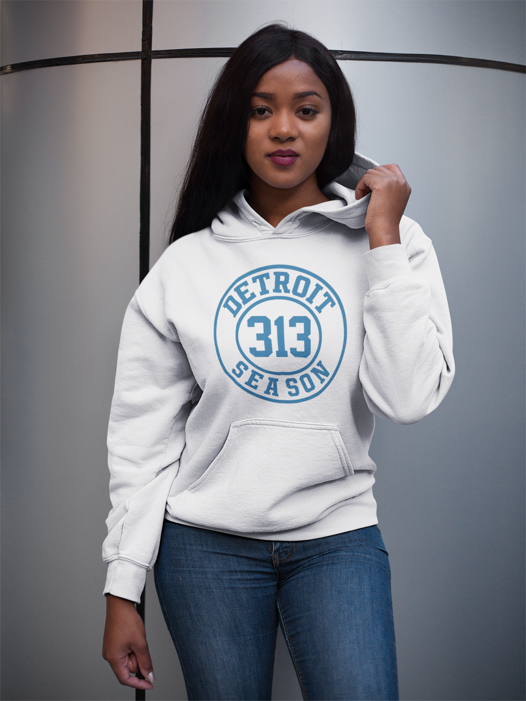 Detroit 313 Circle Pullover Hoodie