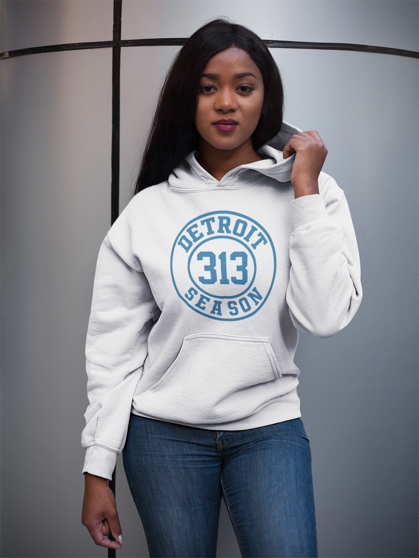Detroit 313 Circle Pullover Hoodie