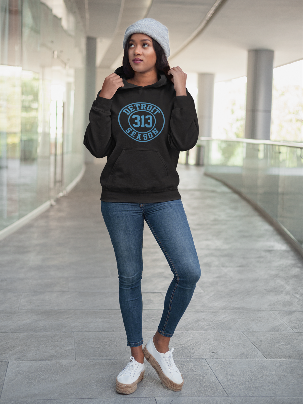 Detroit 313 Circle Pullover Hoodie