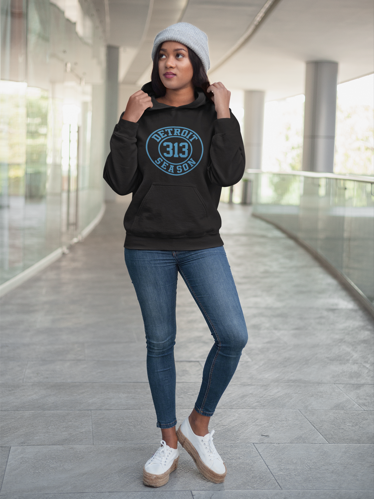 Detroit 313 Circle Pullover Hoodie