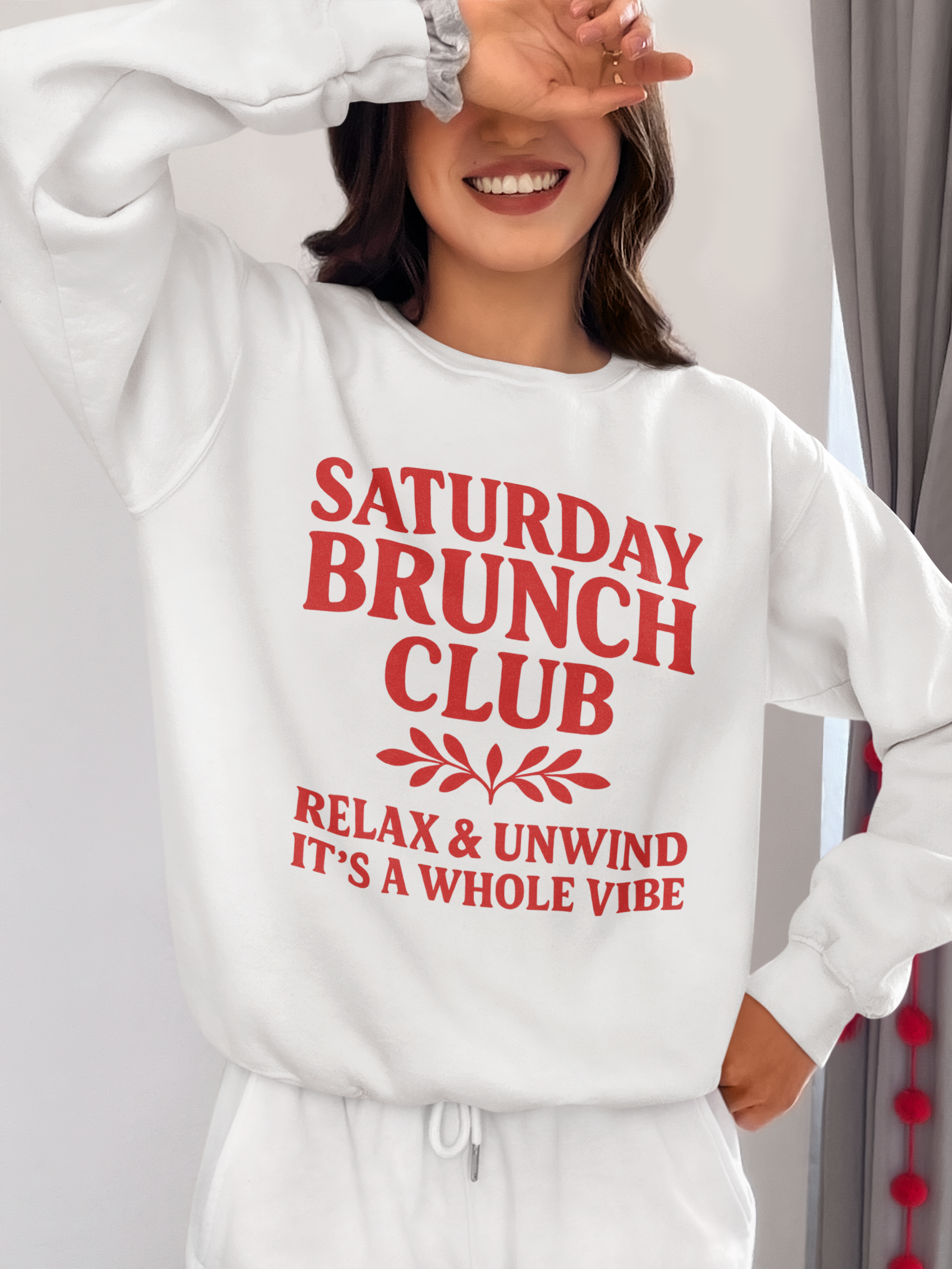 Saturday Brunch Club Crewneck Sweatshirt