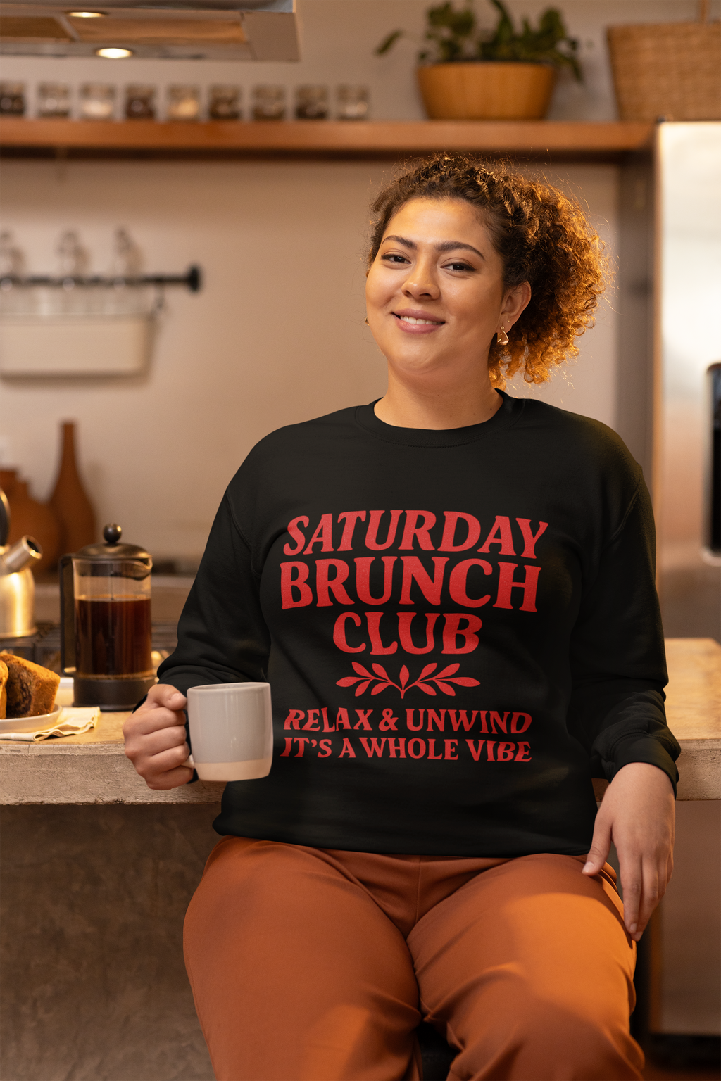 Saturday Brunch Club Crewneck Sweatshirt