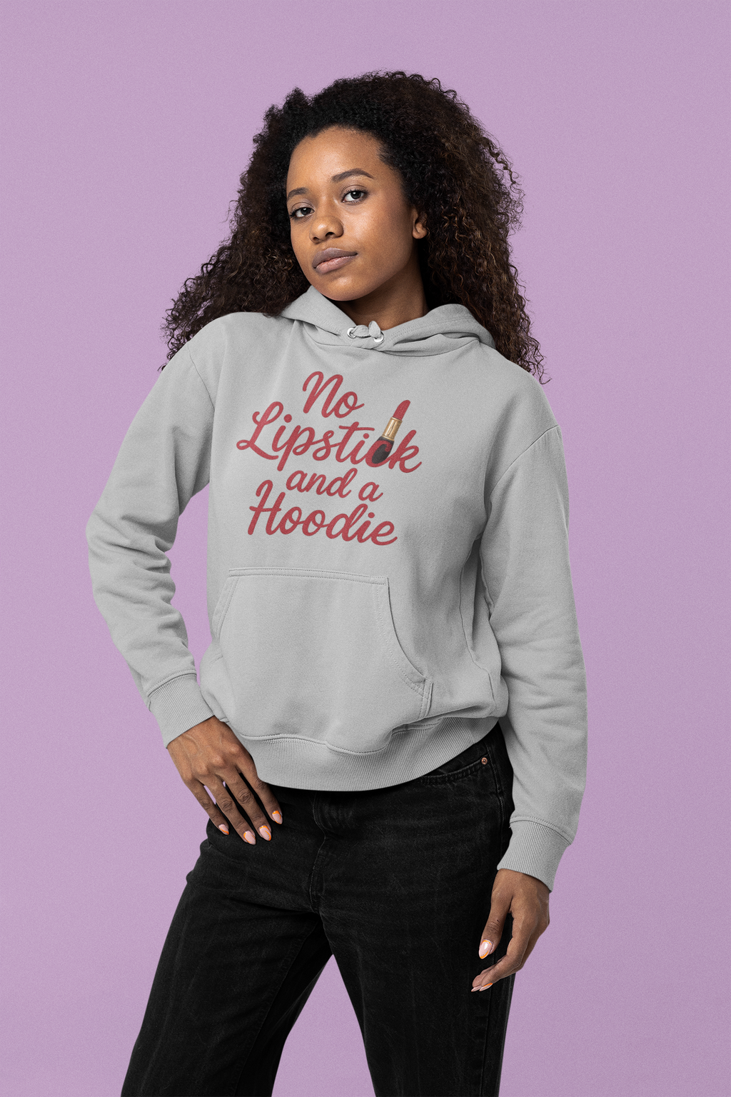 No Lipstick Hoodie