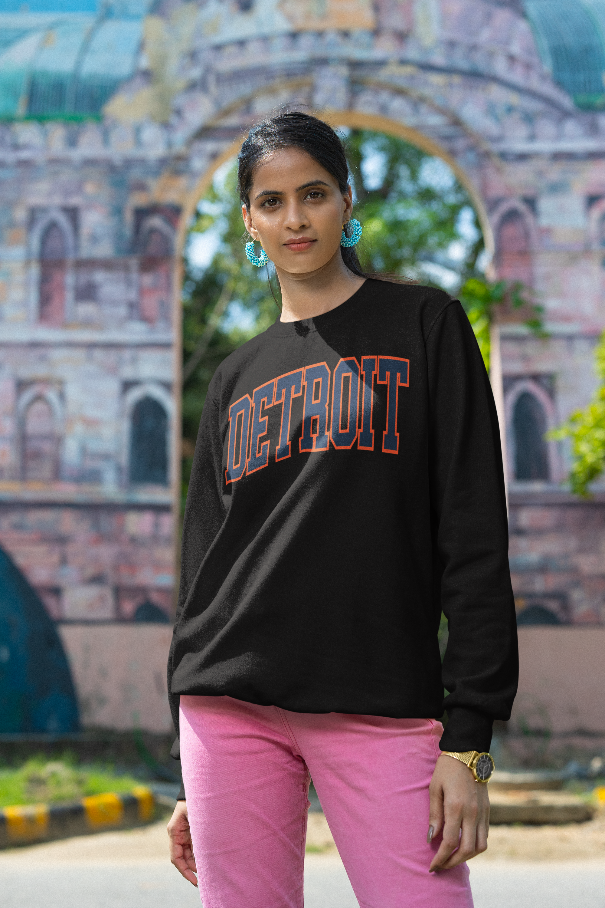 Detroit  Sweatshirt - Vintage Style