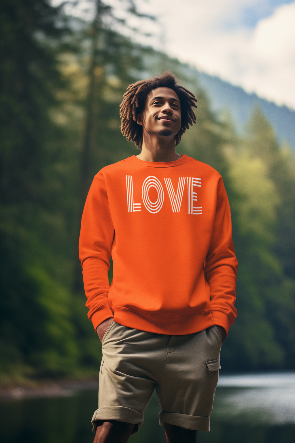 LOVE Sweatshirt for Women | Minimalist Heart
