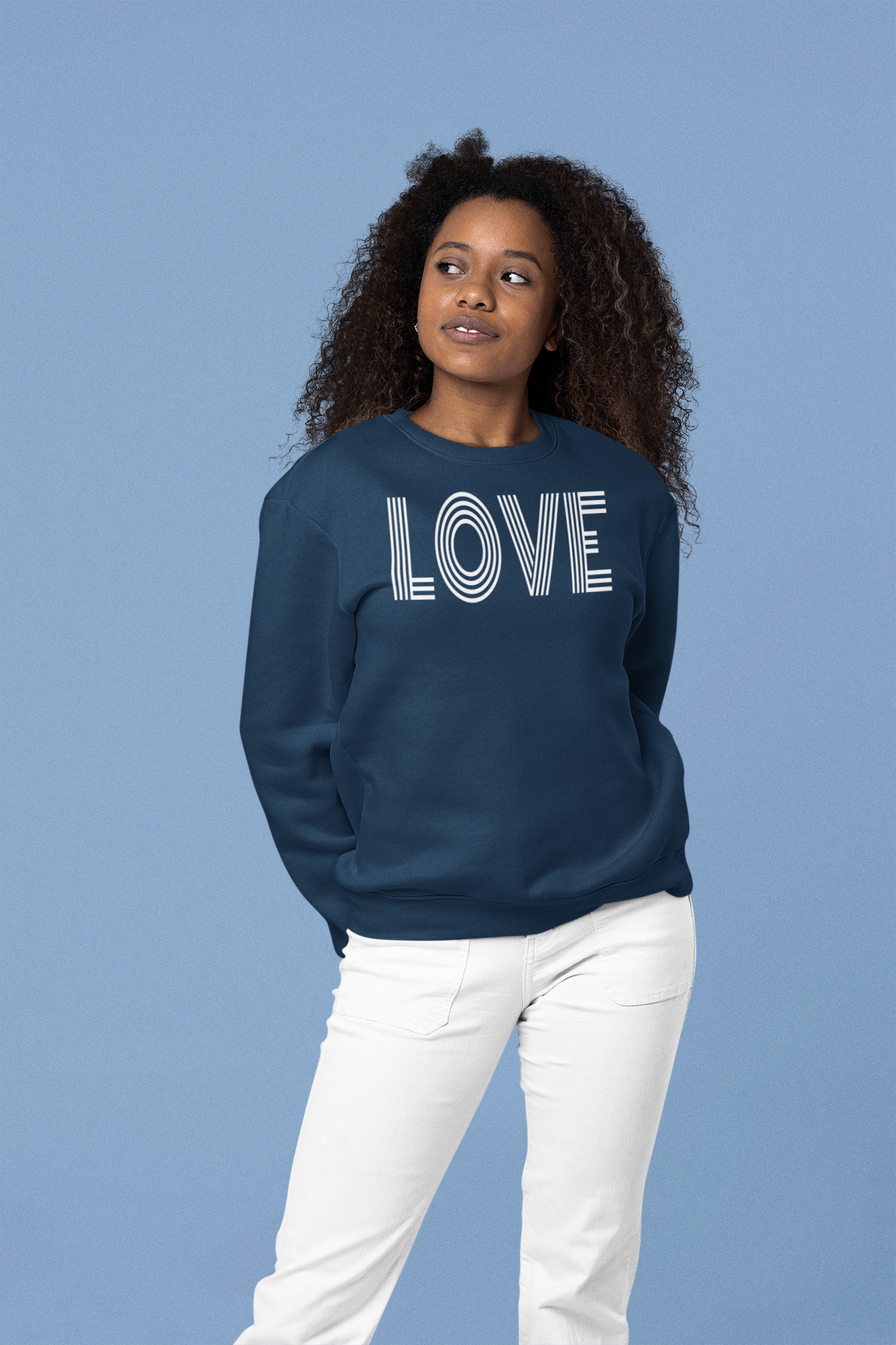 LOVE Sweatshirt for Women | Minimalist Heart