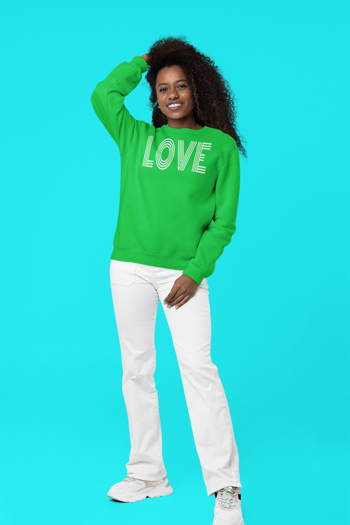 LOVE Sweatshirt for Women | Minimalist Heart