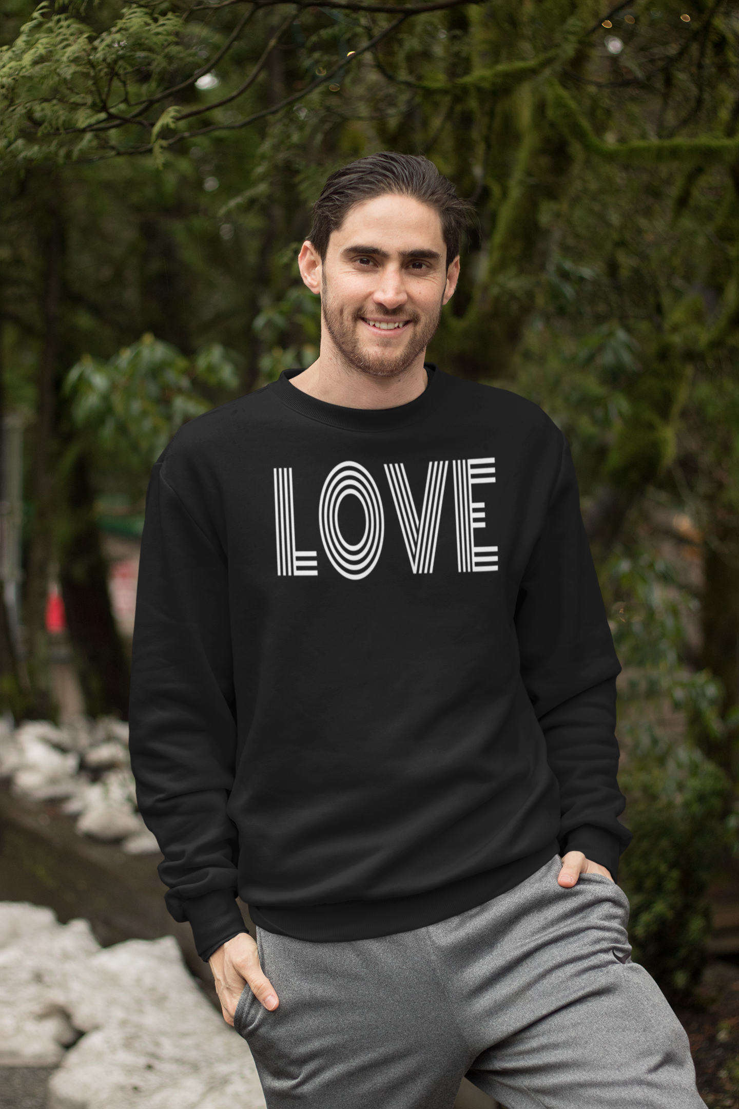 LOVE Sweatshirt for Women | Minimalist Heart
