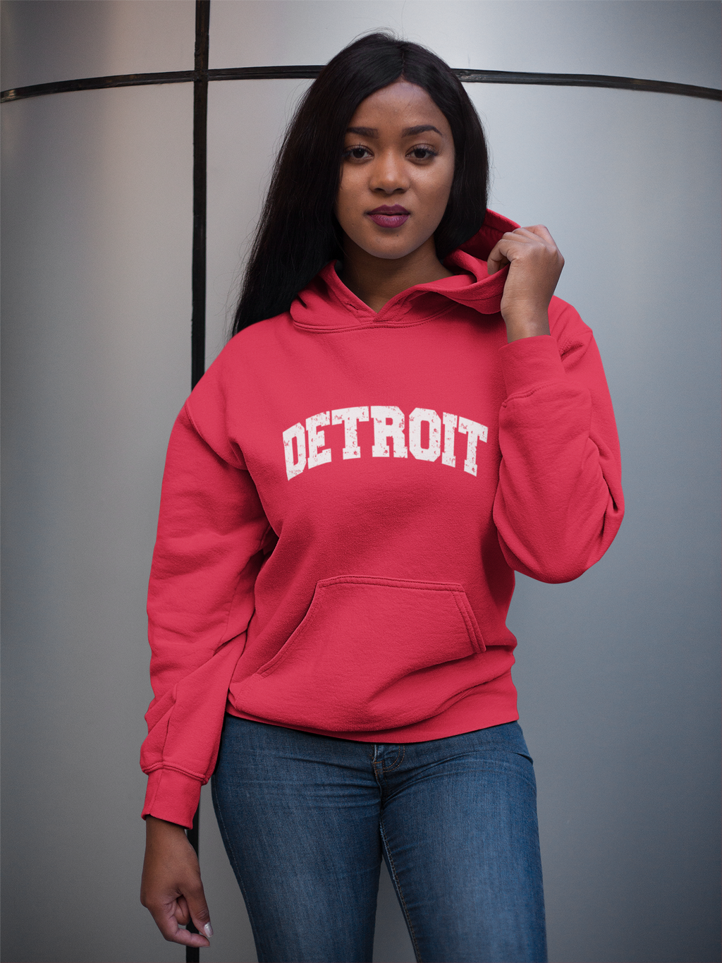 Detroit Distressed Pullover