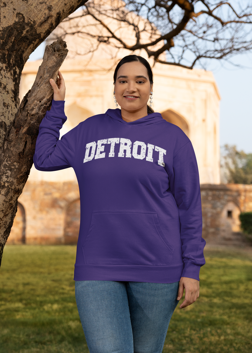 Detroit Distressed Pullover