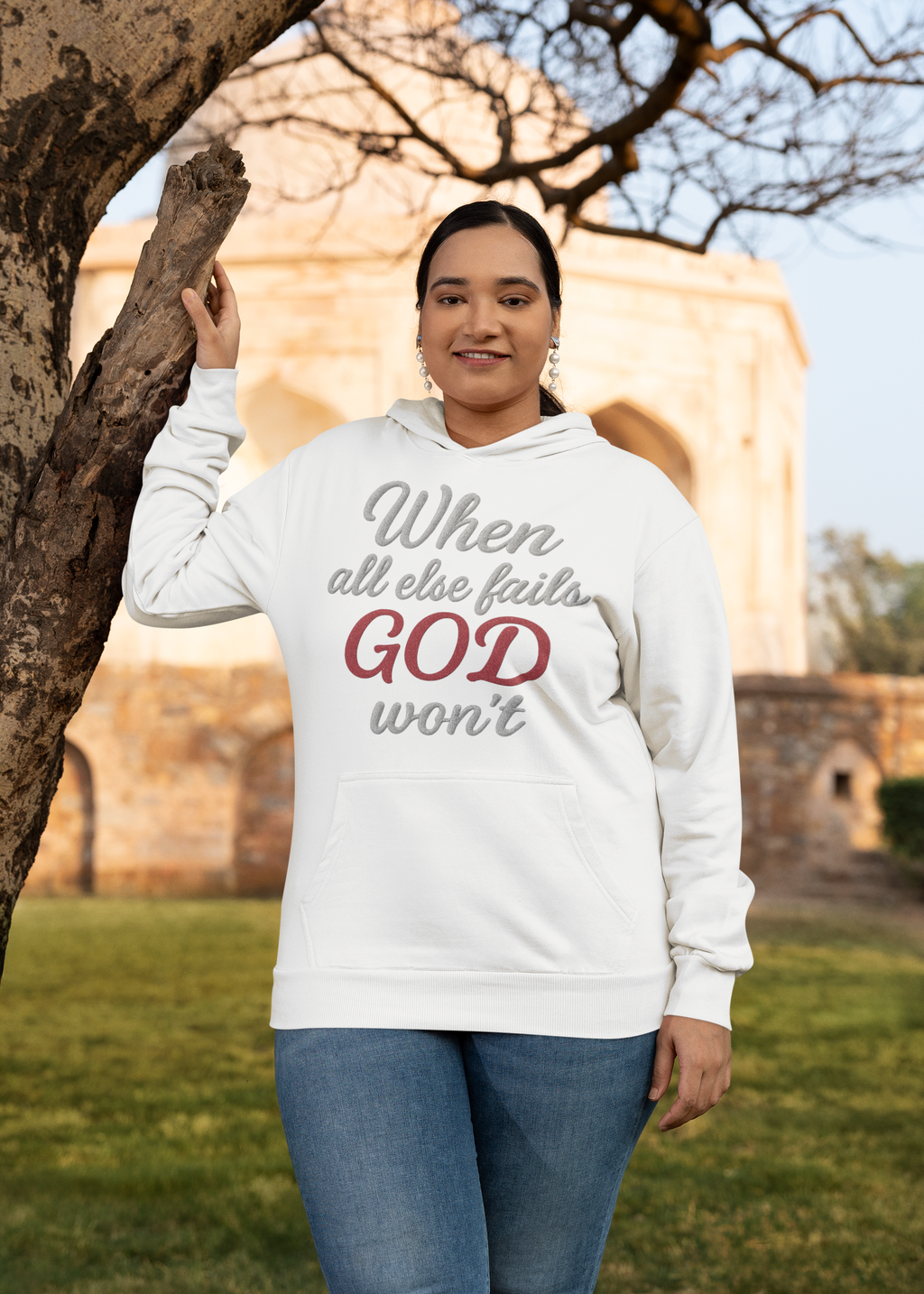Faith-Inspired Hoodie, Comfortable Pullover