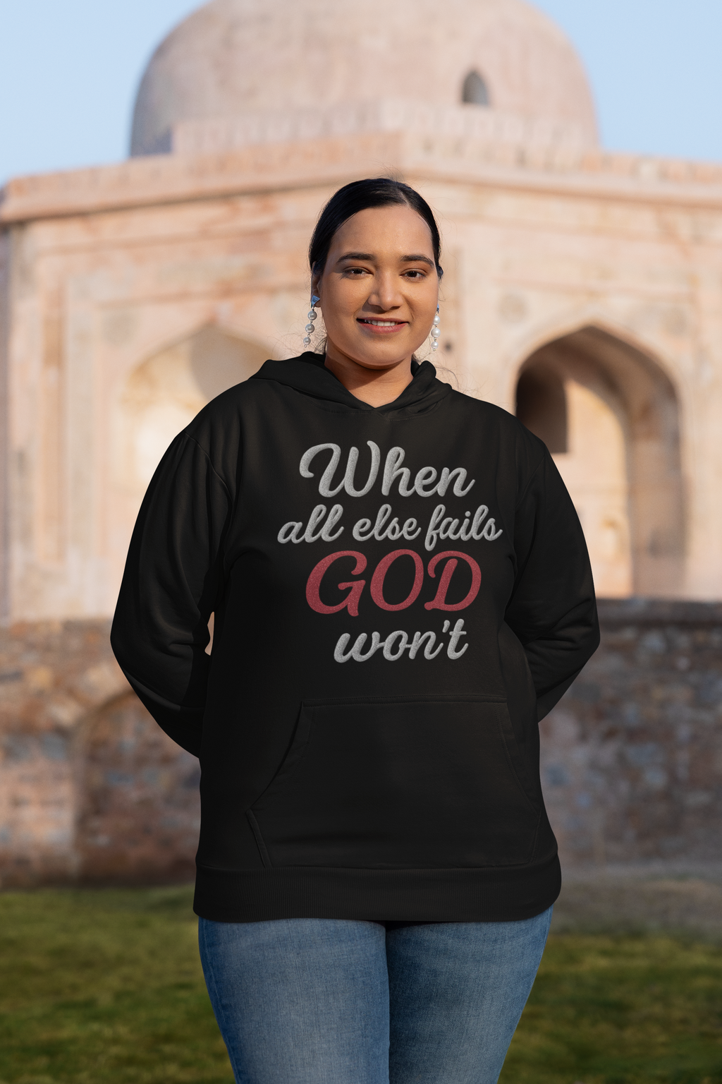 Faith-Inspired Hoodie, Comfortable Pullover