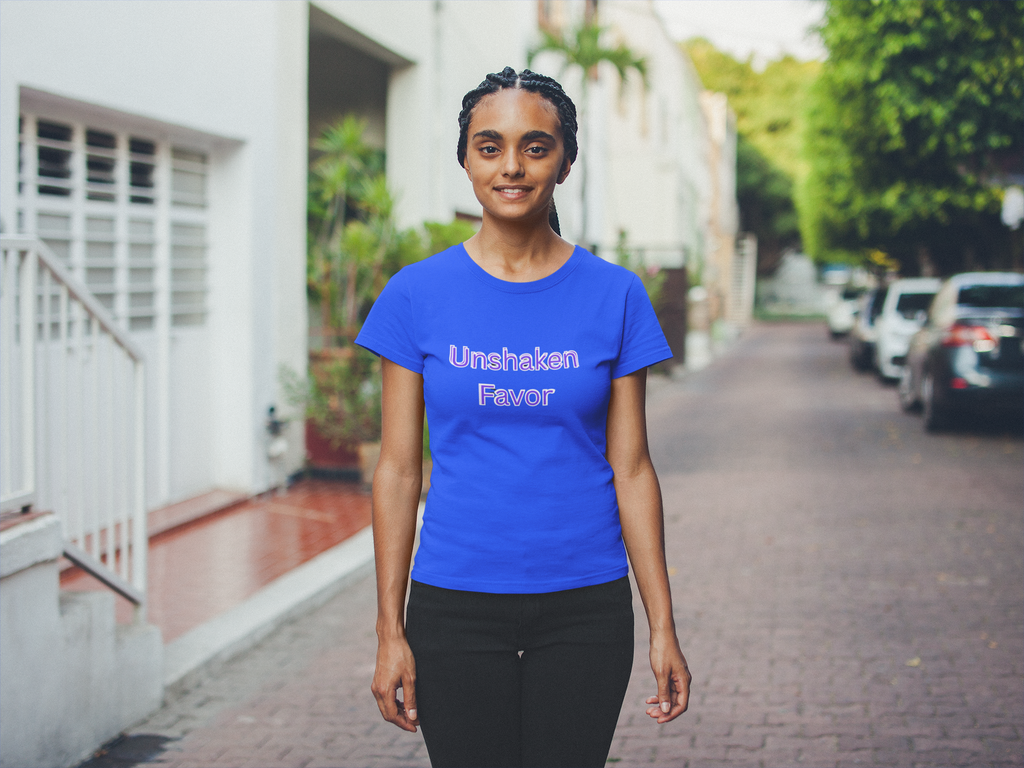 Inspirational T-Shirt - Unshaken Favor | Uplifting Faith Shirt