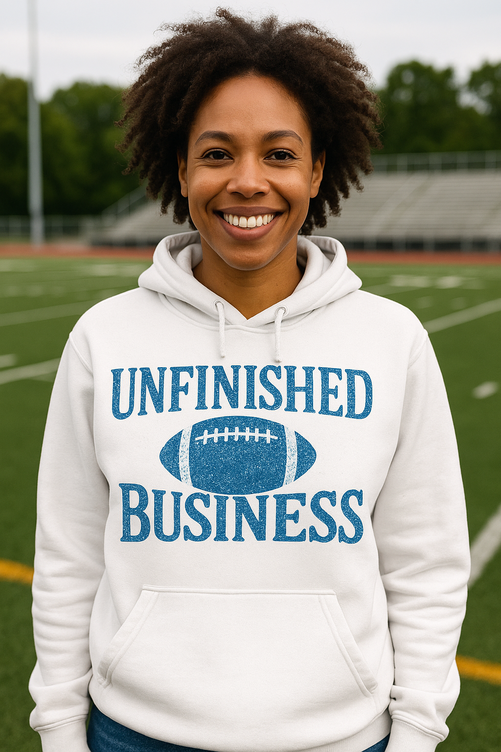 Unfinished Business Hoodie | Football Fan Apparel | Dldesignfinds Boutique