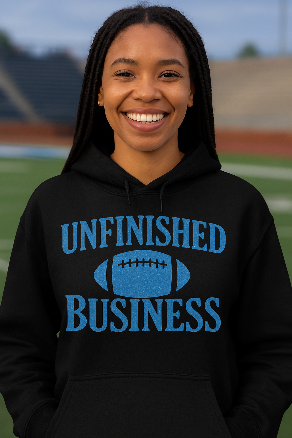 Unfinished Business Hoodie | Football Fan Apparel | Dldesignfinds Boutique