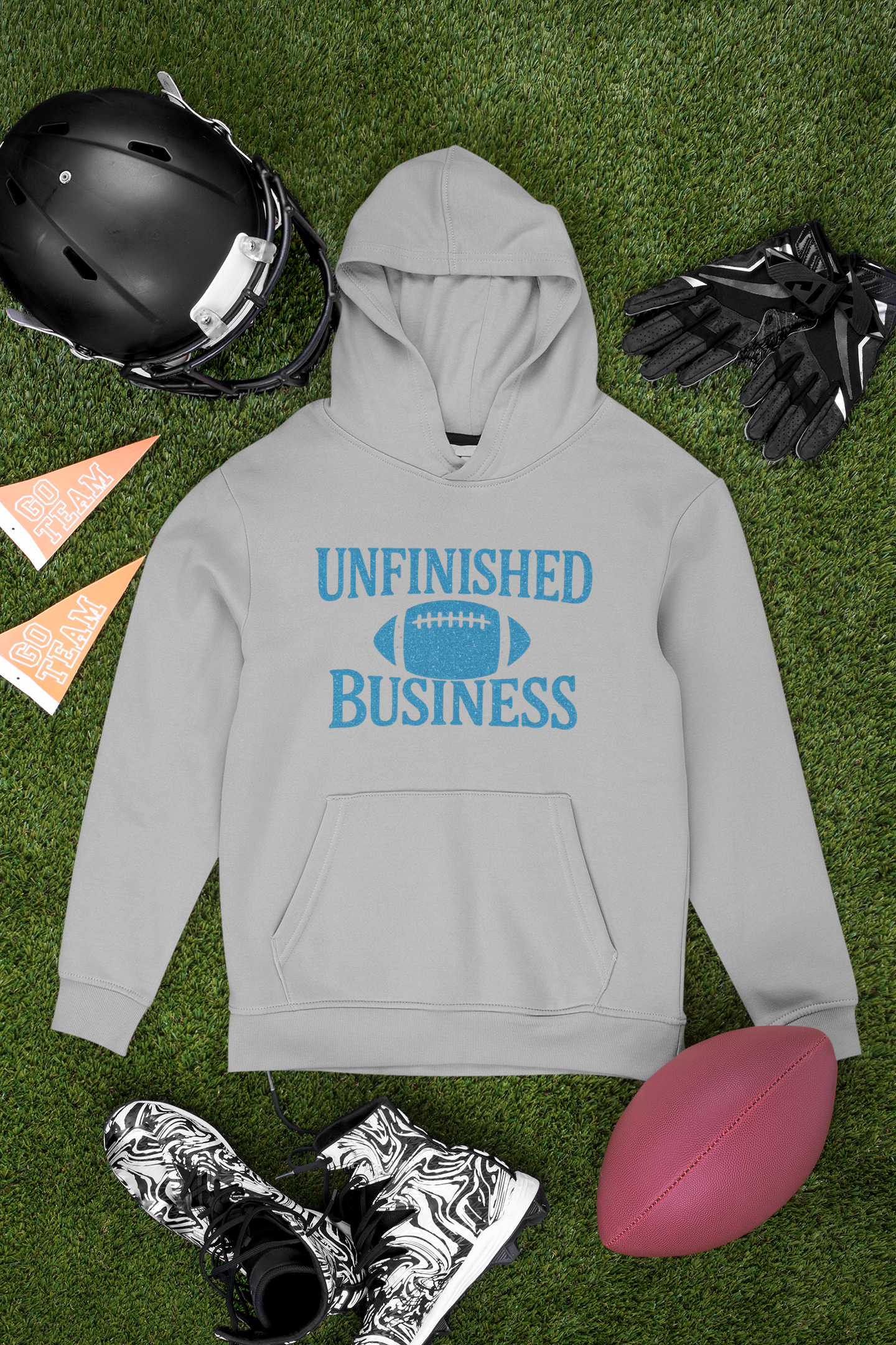 Unfinished Business Hoodie | Football Fan Apparel | Dldesignfinds Boutique