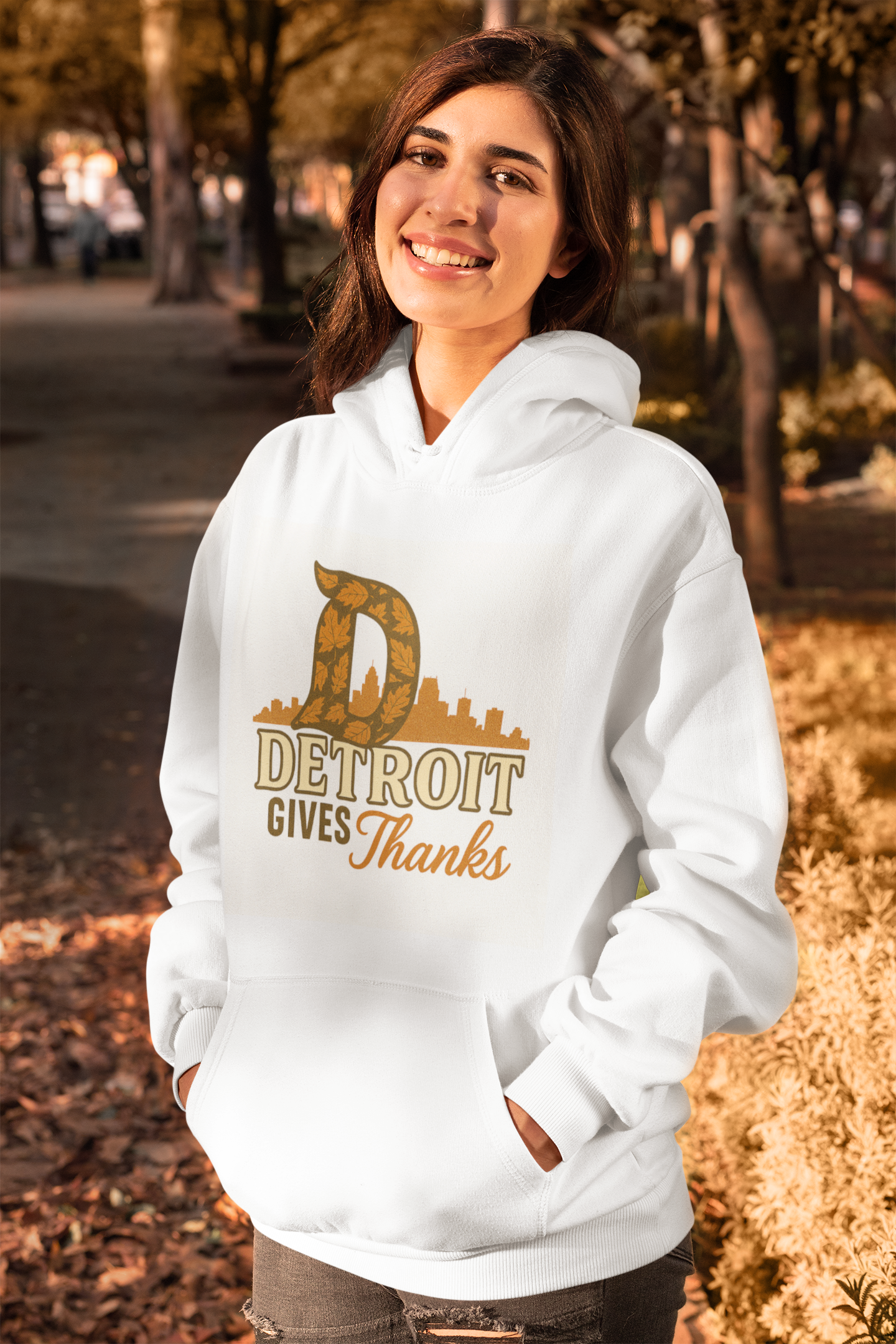 Detroit Gives Thanks Hoodie, Fall Fashion